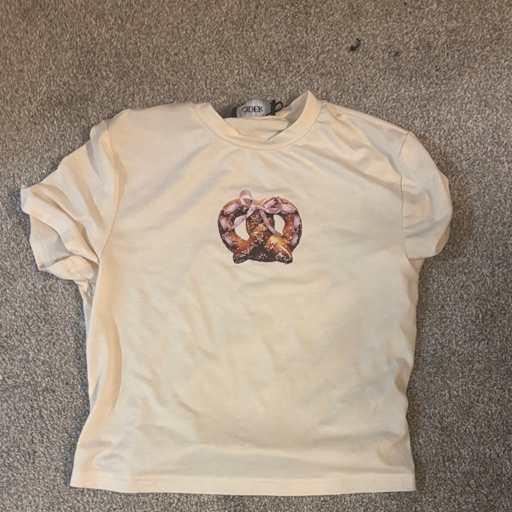 Cider Cream Blouse with Artistic Print